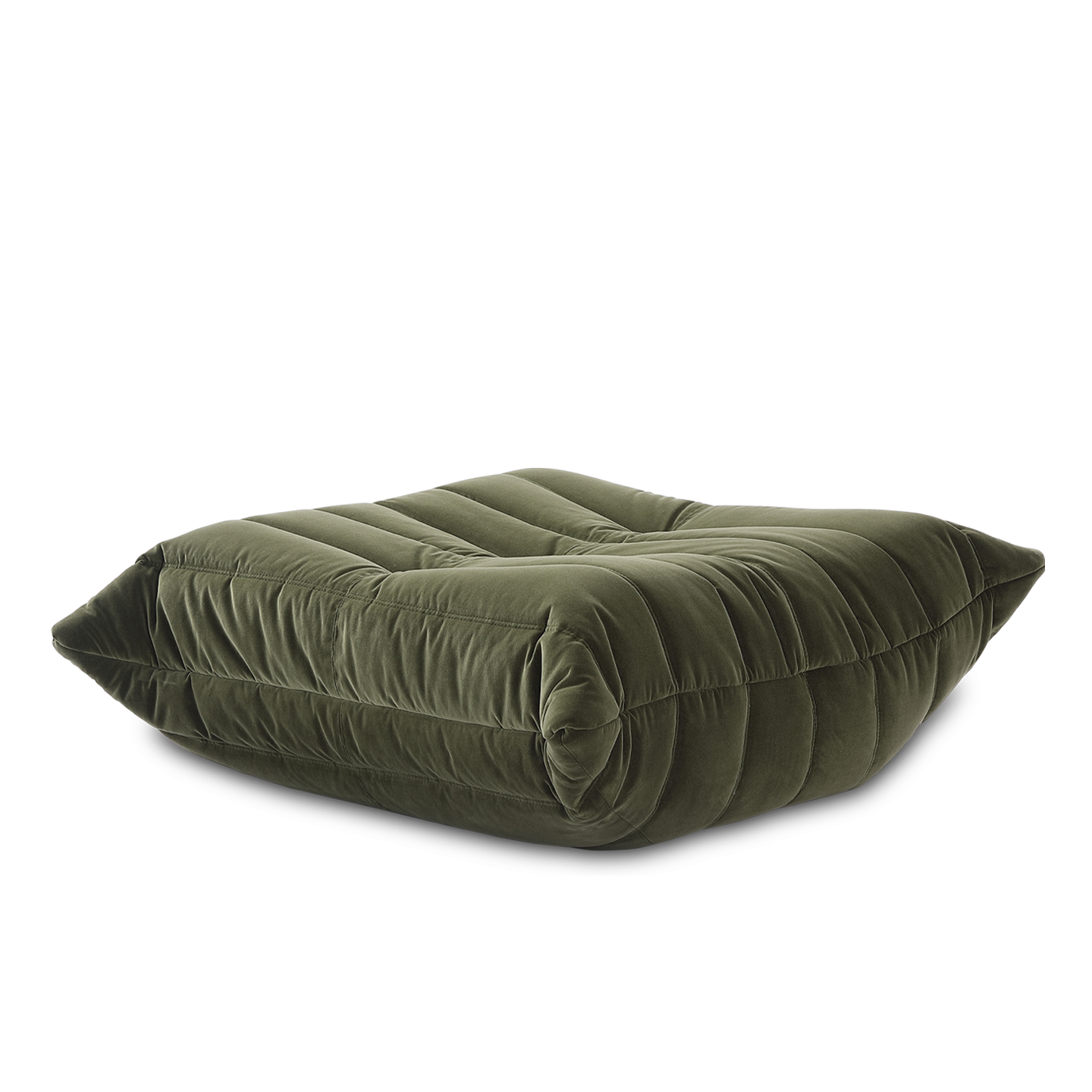 Hermosa Soffa Olive Sammet Footstool