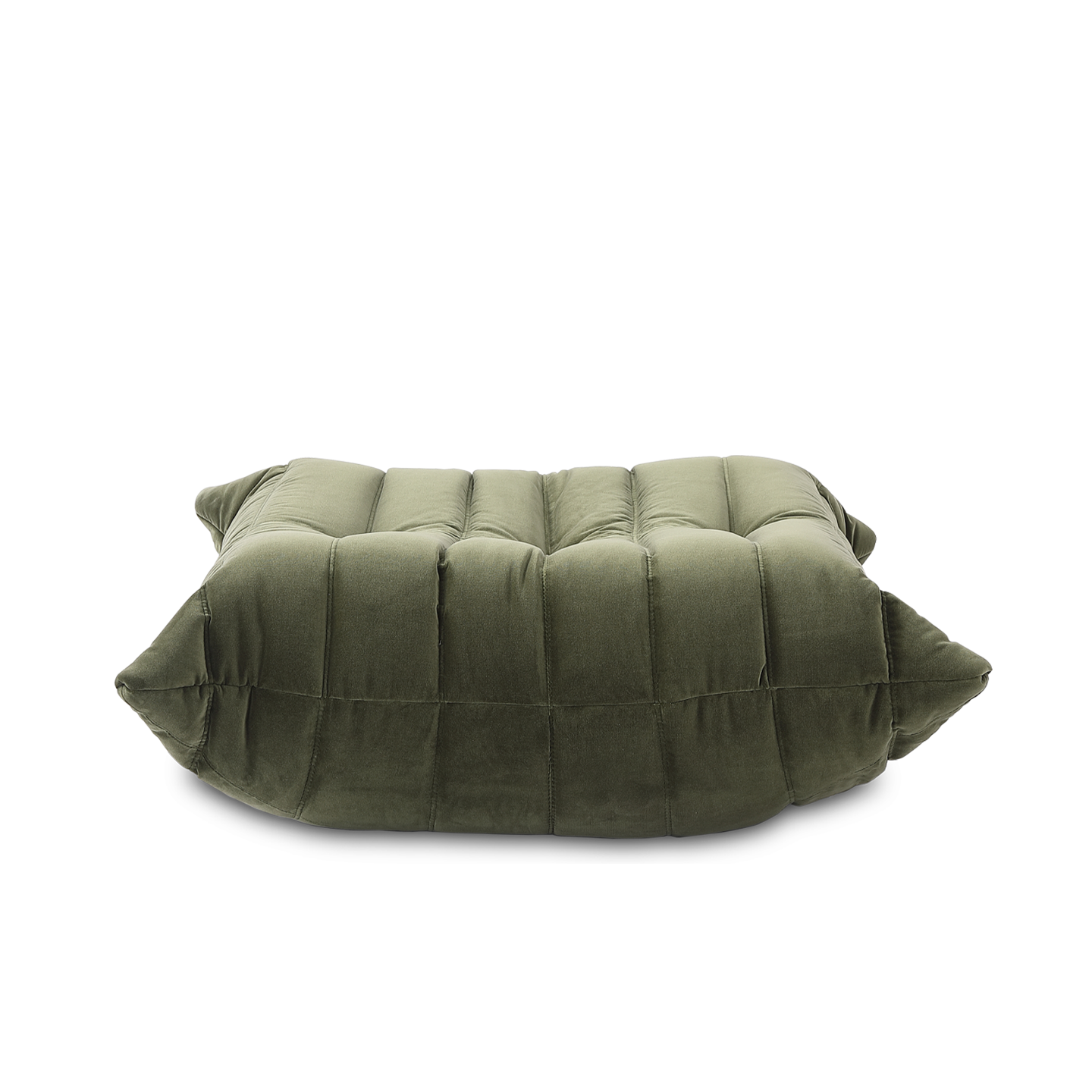 Hermosa Soffa Olive Sammet Footstool