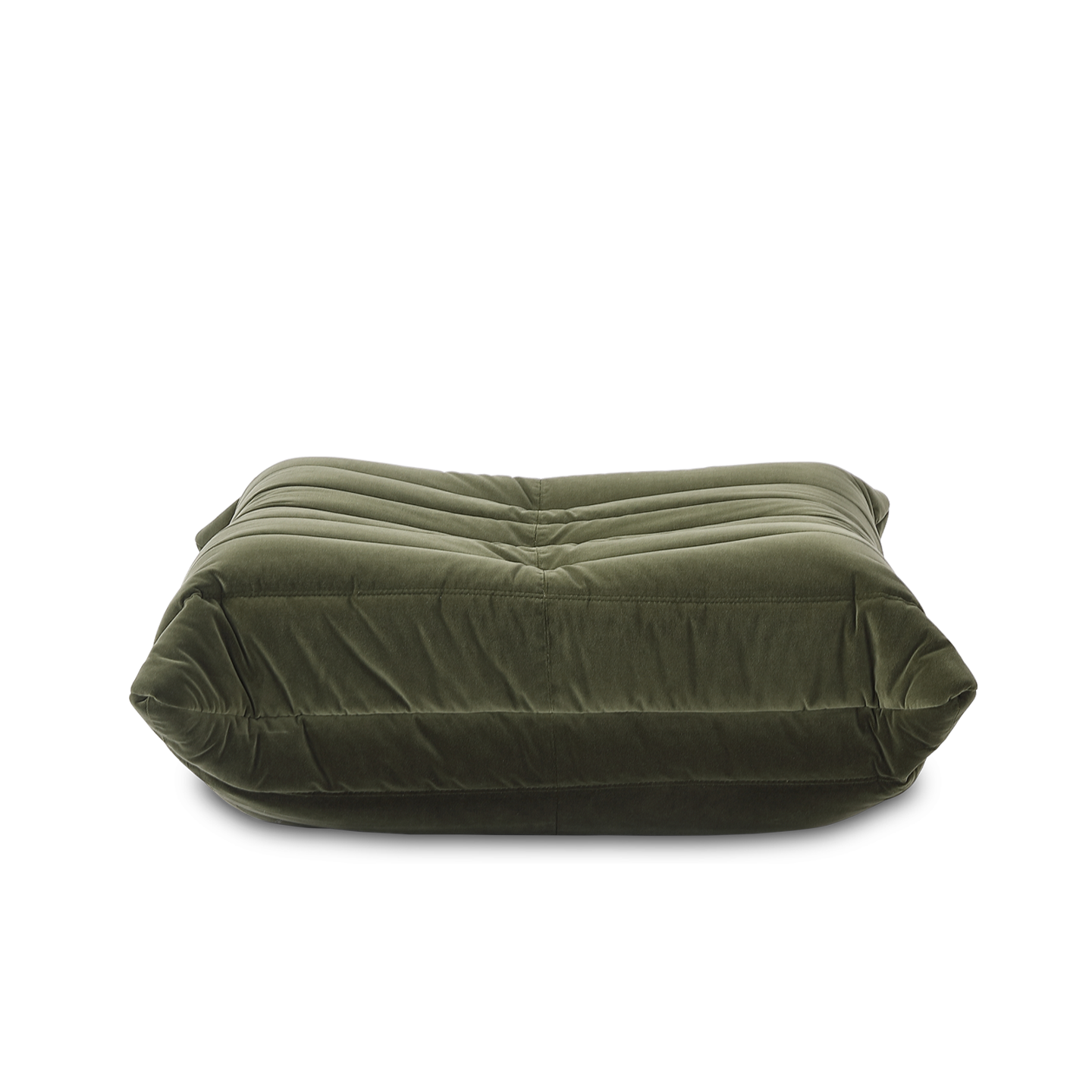 Hermosa Soffa Olive Sammet Footstool