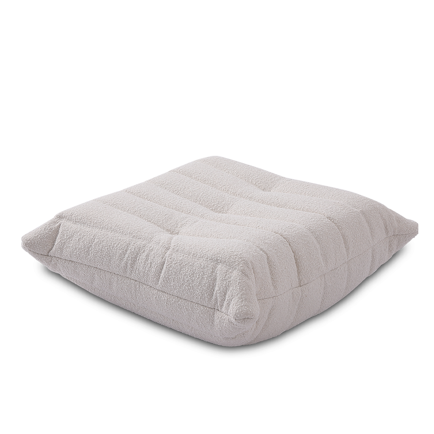 Hermosa Soffa Cream Teddy Footstool