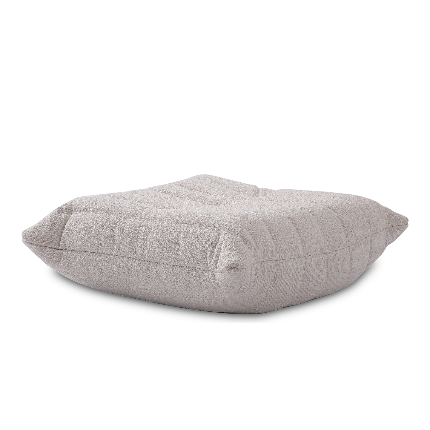 Hermosa Soffa Cream Teddy Footstool