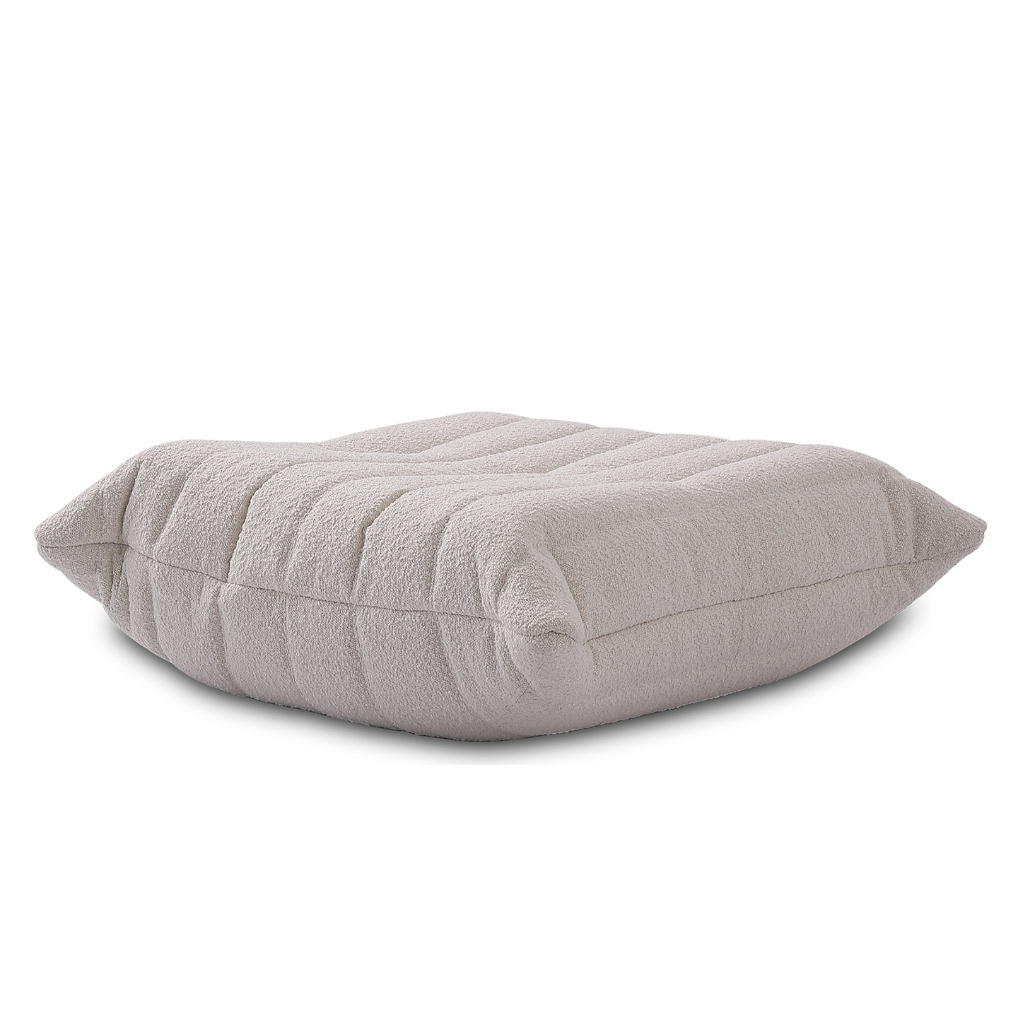 Hermosa Soffa Cream Teddy Footstool