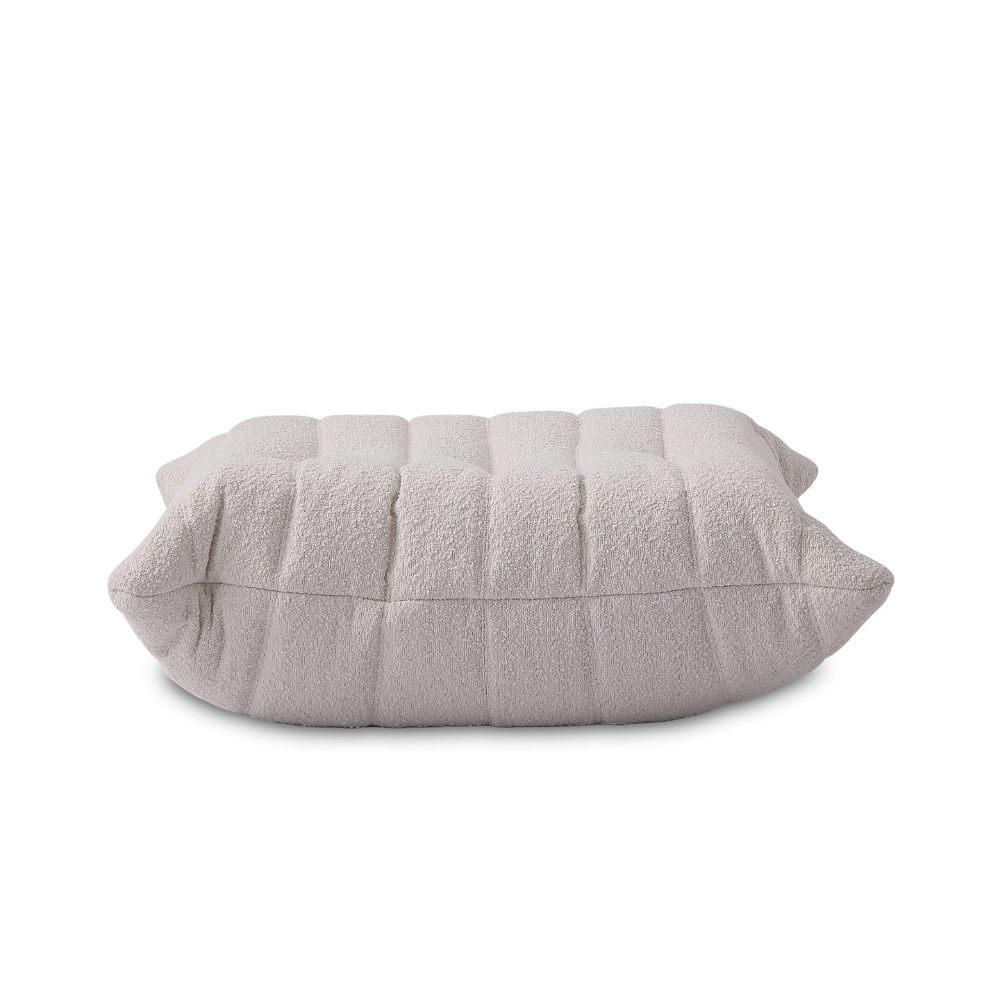 Hermosa Soffa Cream Teddy Footstool