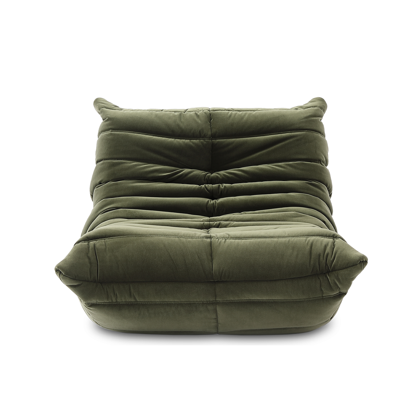 Hermosa Soffa Olive Sammet 1-sits