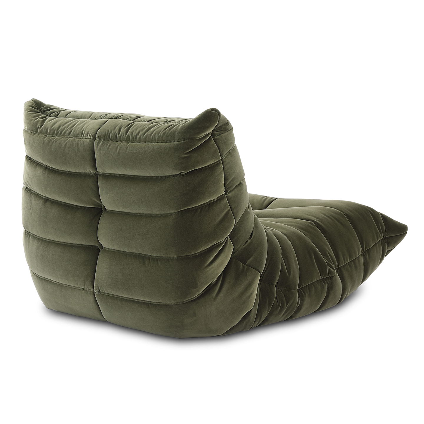 Hermosa Soffa Olive Sammet 1-sits