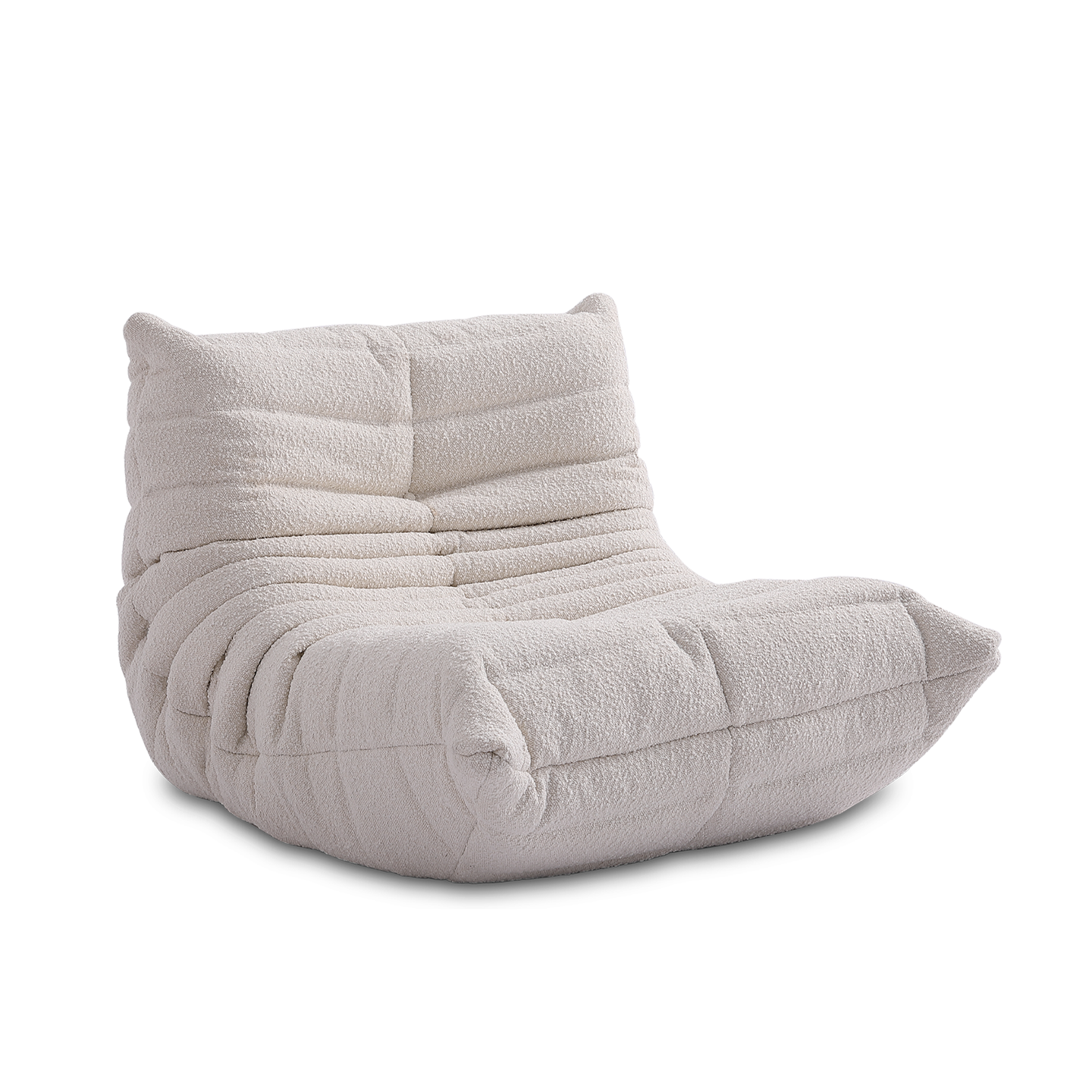 Hermosa Soffa Cream Teddy 1-sits