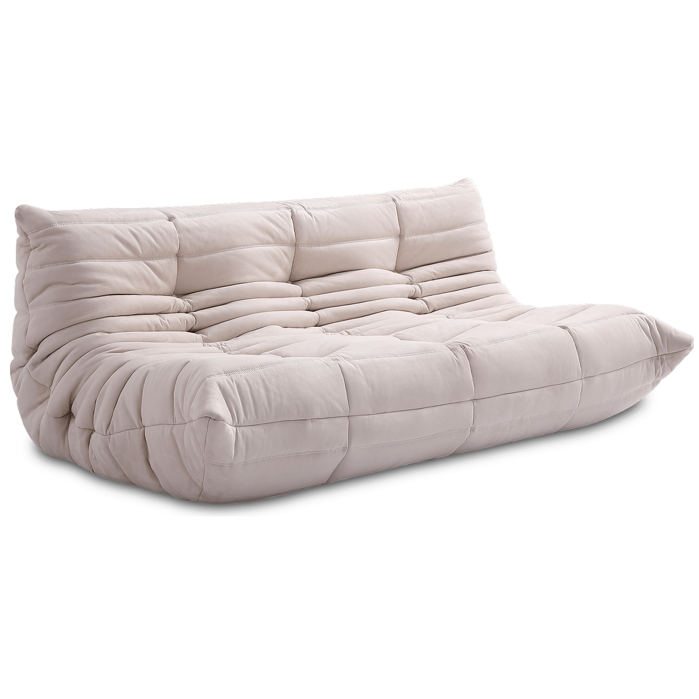 Hermosa Soffa Cream Alcantara 3-sits