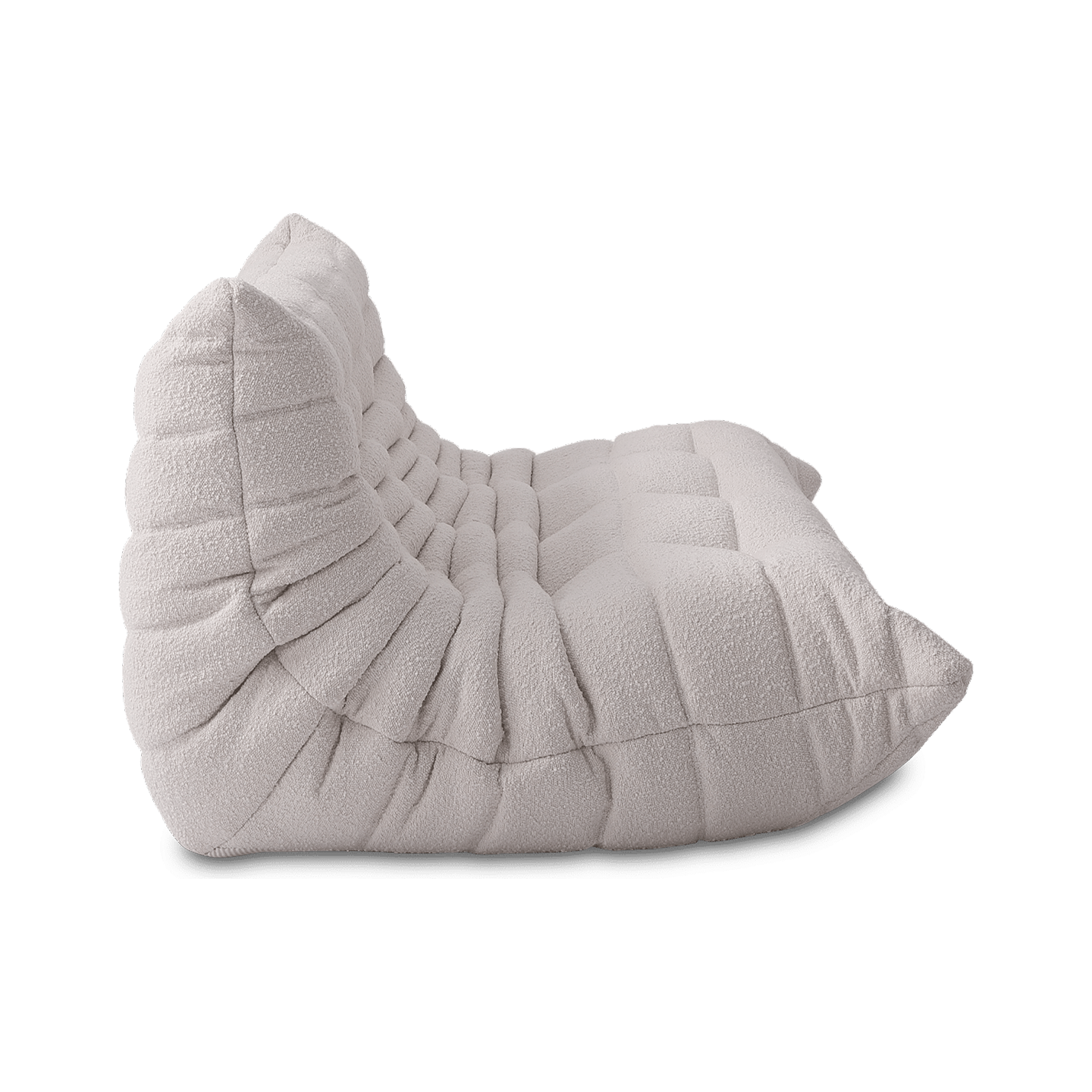 Hermosa Soffa Cream Teddy 3-sits