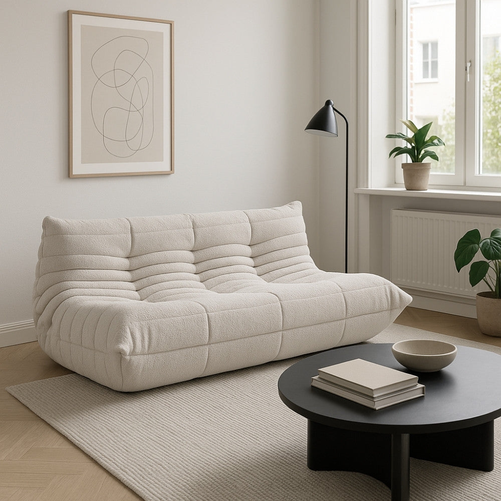 TOGO Soffa 3-Sits Cremé
