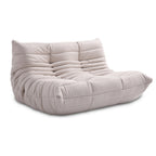 TOGO Alcantara Soffa 2-Sits Cremé