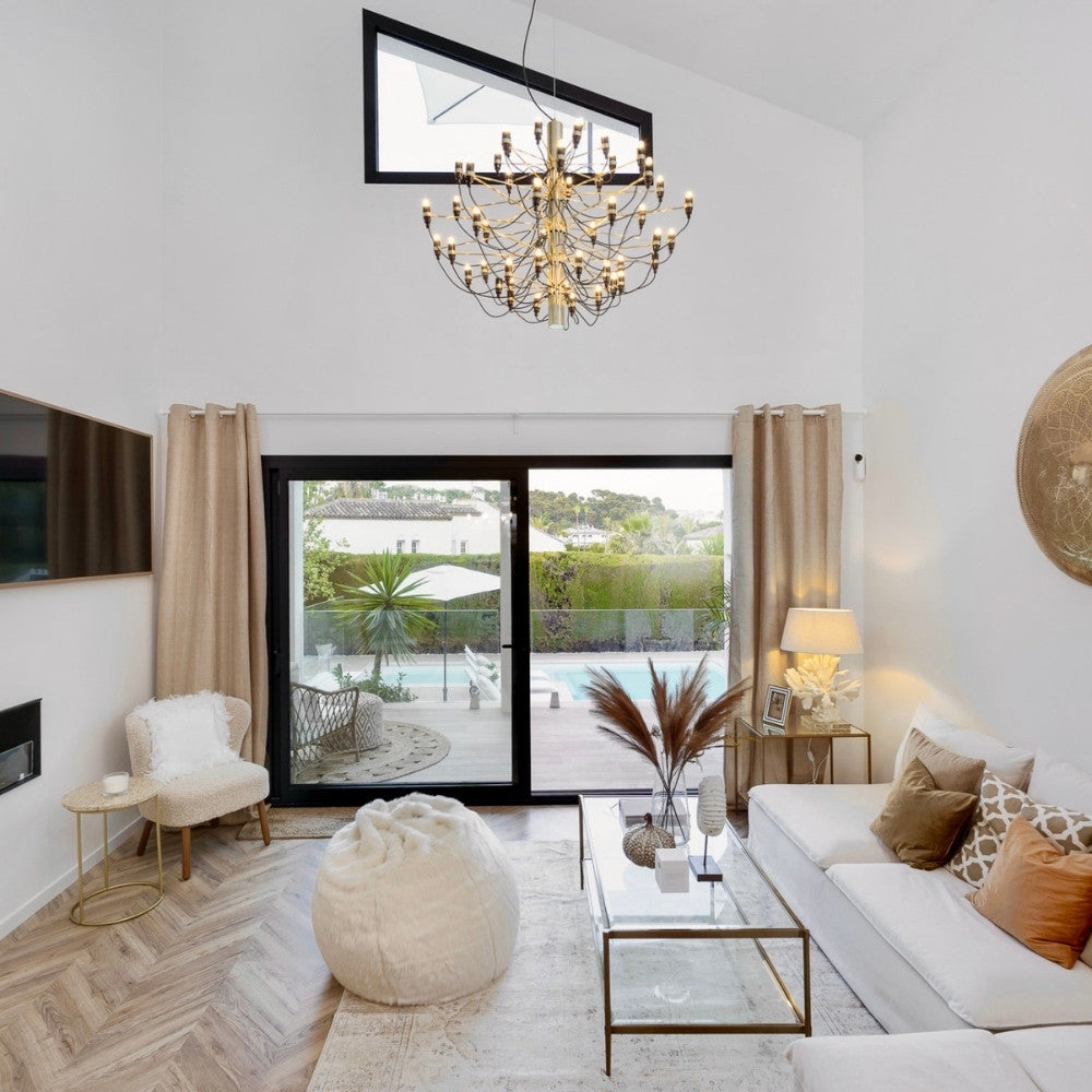 LJUSKRONA 50 Mässing