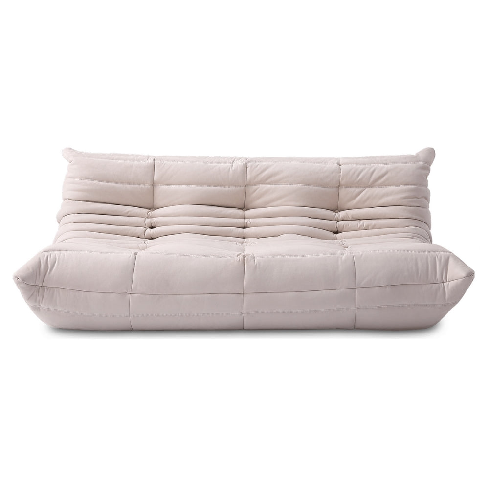TOGO Alcantara Soffa 3-Sits Cremé