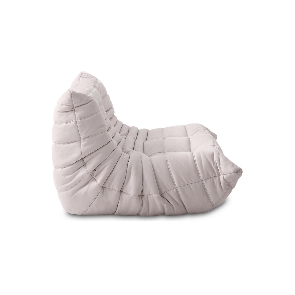 TOGO Alcantara Soffa 2-Sits Cremé