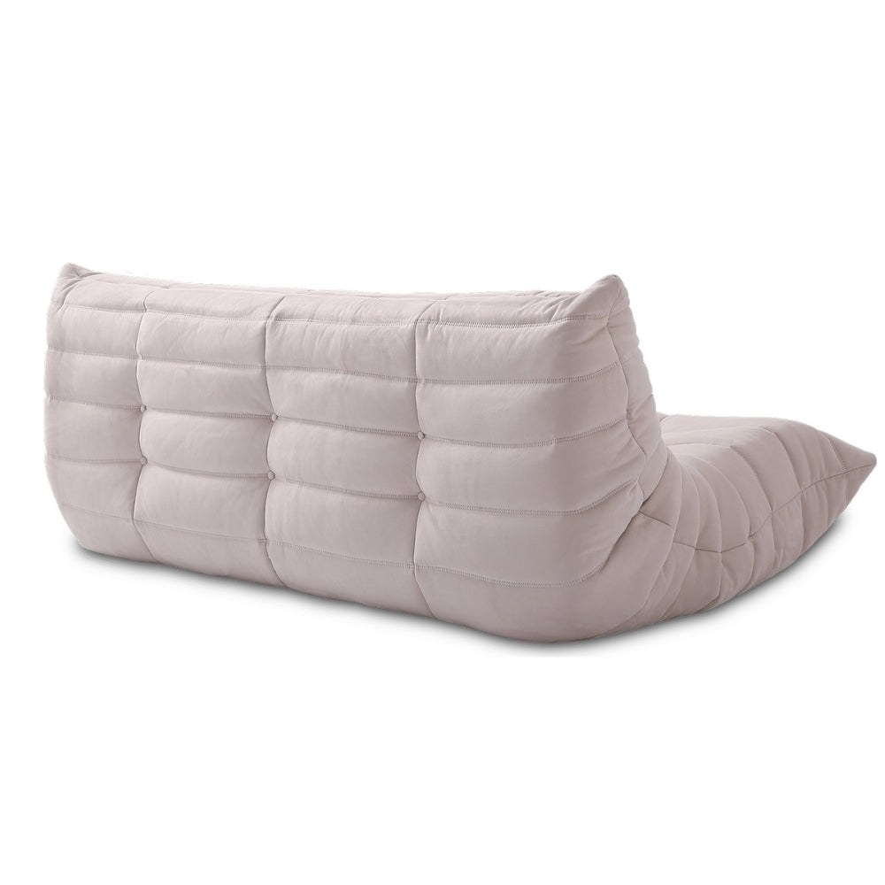 TOGO Alcantara Soffa 3-Sits Cremé