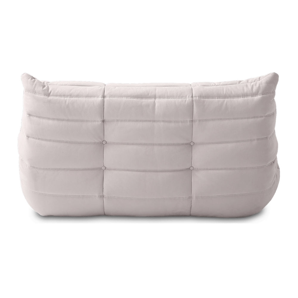 TOGO Alcantara Soffa 2-Sits Cremé